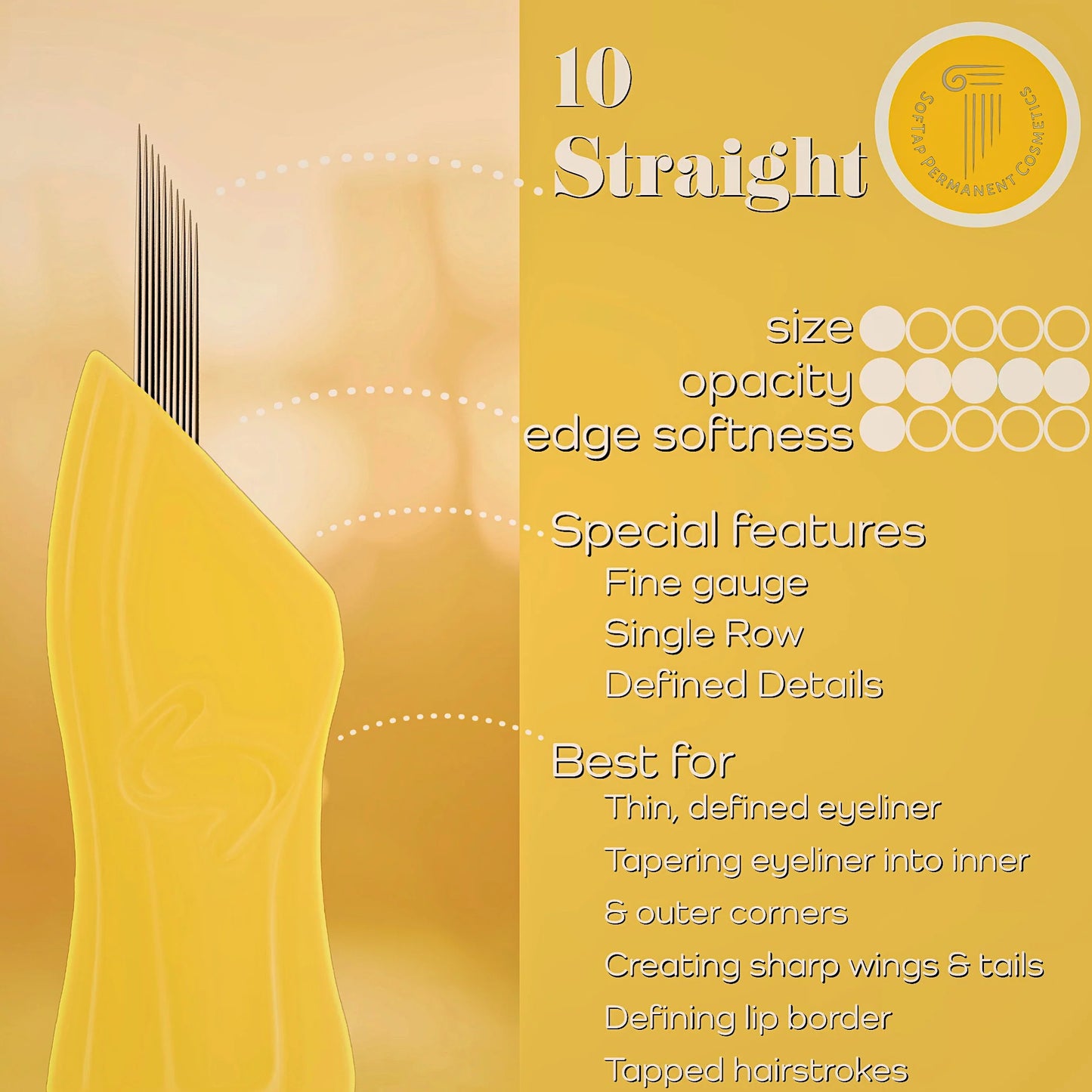 10 Prong Extra Fine Straight Click Tip