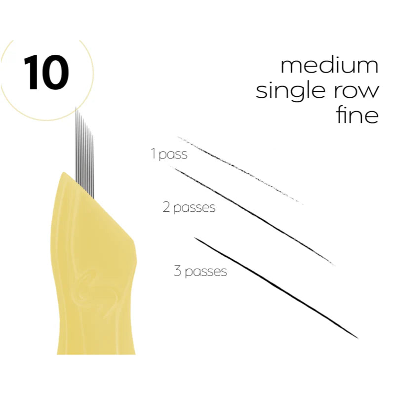 10 Prong Extra Fine Straight Click Tip