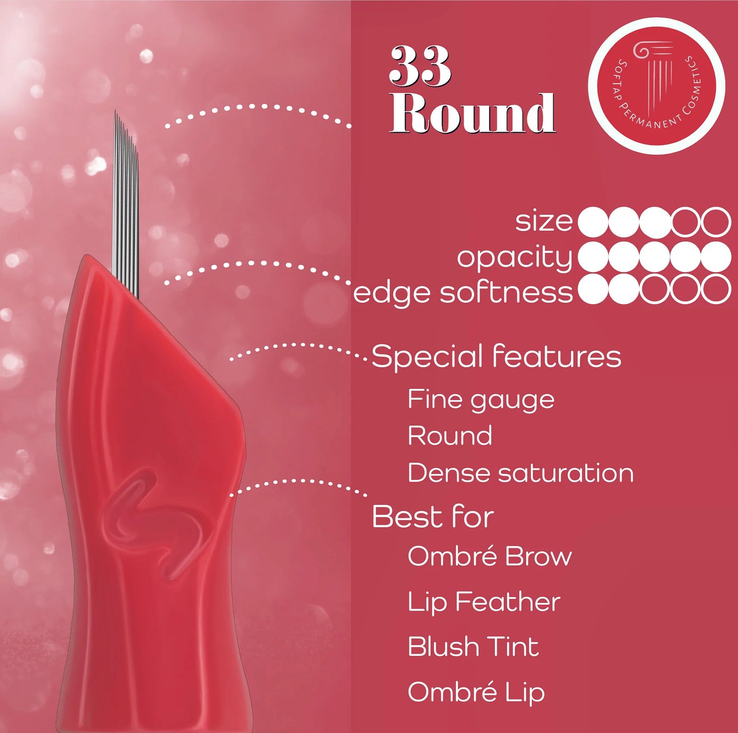 33 Prong Extra Fine Round Click Tip