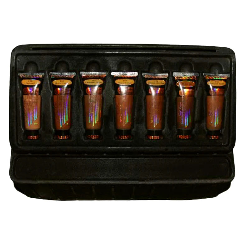 7 Tube Tray Black velvet tray
