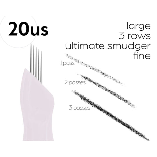 20 Prong Extra Fine Ultimate Smudger Click Tip
