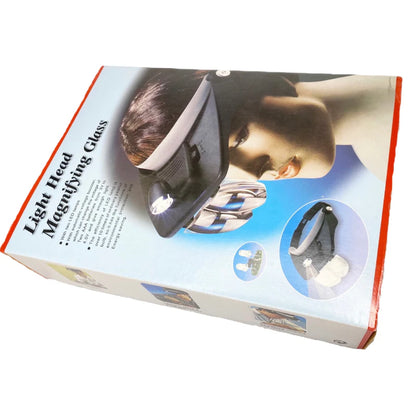 Head Magnifier w/Center LED Lights