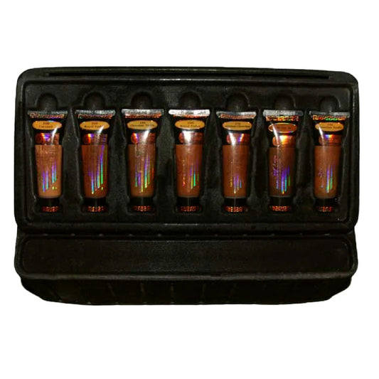 7 Tube Tray Black velvet tray